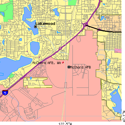 McChord AFB map