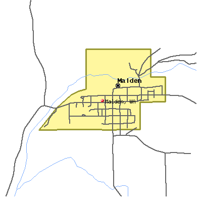 Malden map