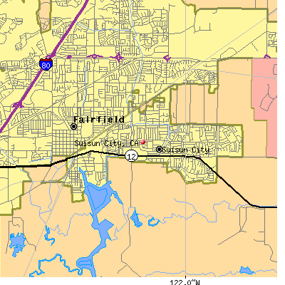 Suisun City map