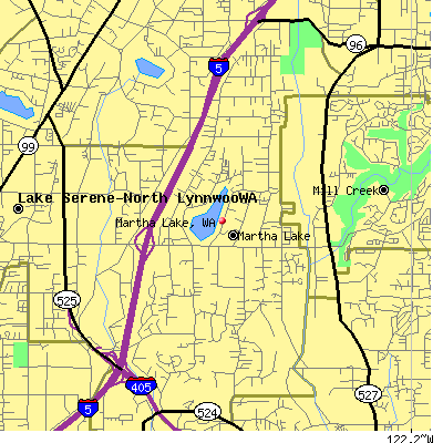 Martha Lake map
