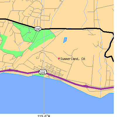 Summerland map