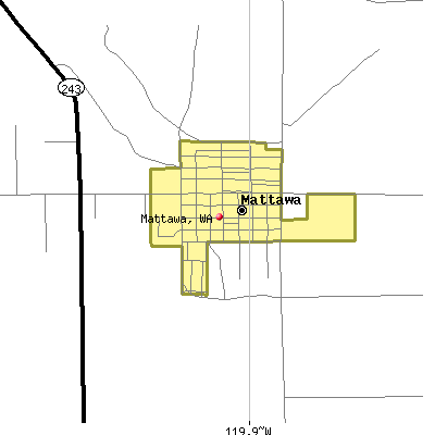 Mattawa map