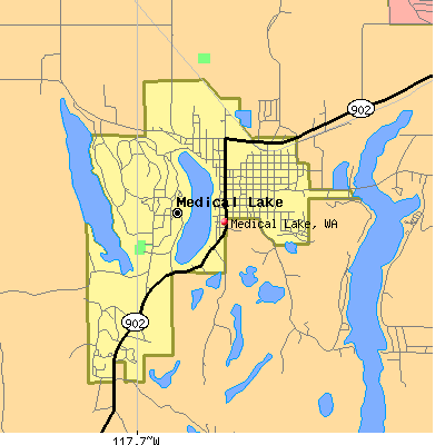 Medical Lake map