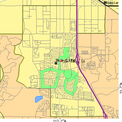 Sun City map