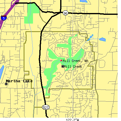 Mill Creek map