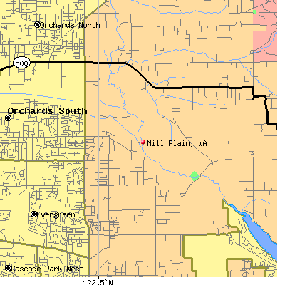 Mill Plain map