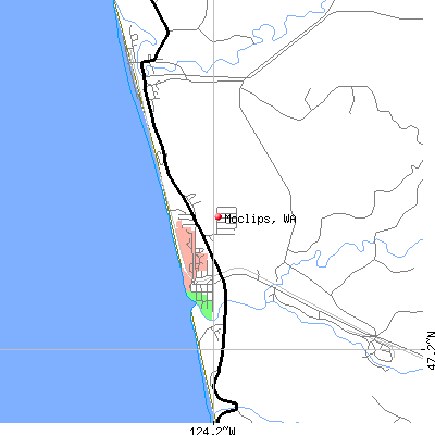 Moclips map