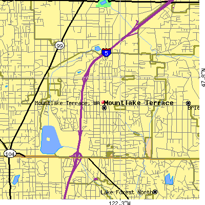 Mountlake Terrace map
