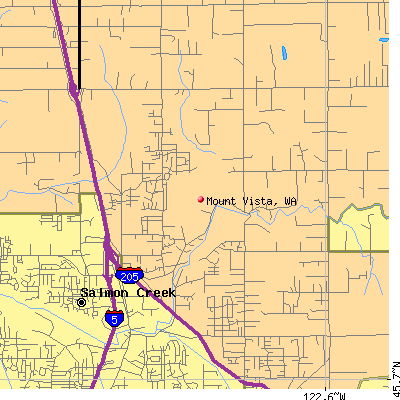 Mount Vista map