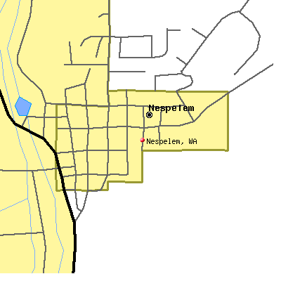 Nespelem map