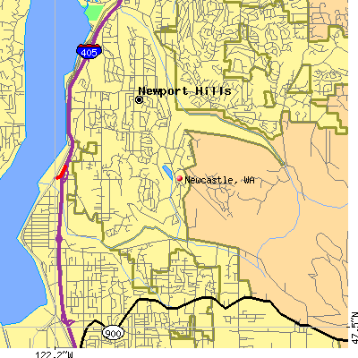 Newcastle map