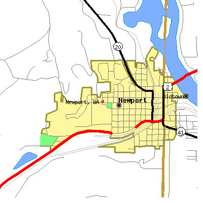 Newport map