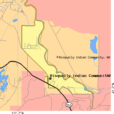 Nisqually Indian Community map