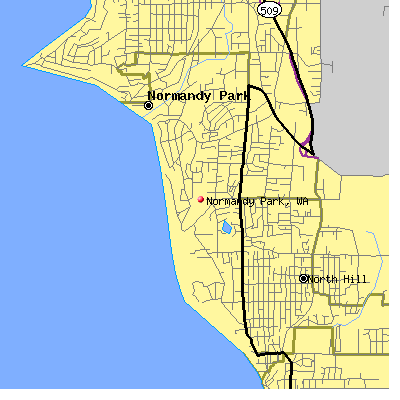 Normandy Park map