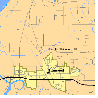 North Stanwood map