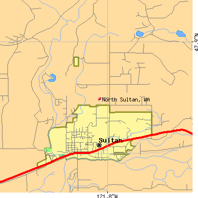 North Sultan map