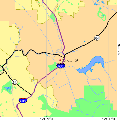 Sunol map