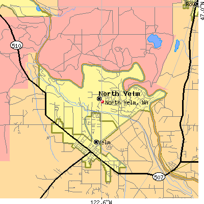 North Yelm map