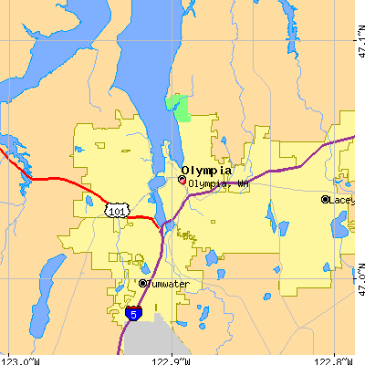 Olympia map