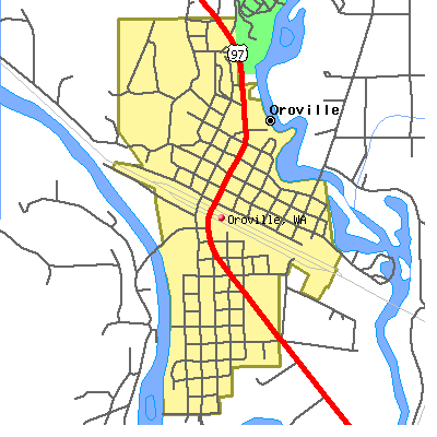 Oroville map