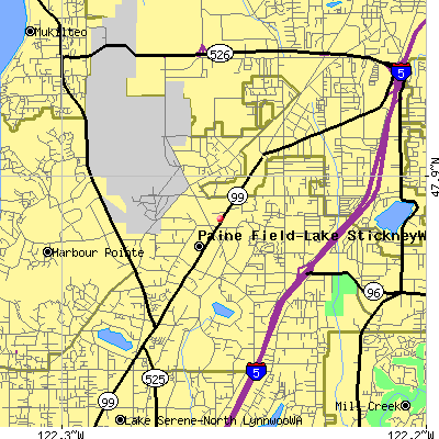 Paine Field-Lake Stickney map