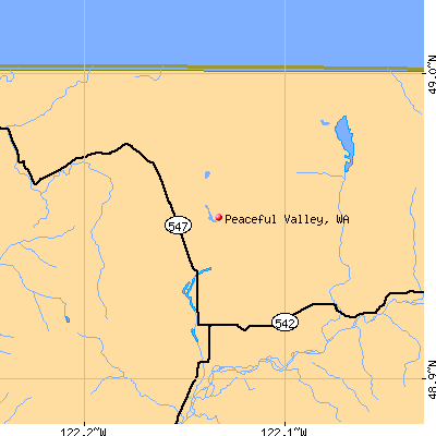 Peaceful Valley map
