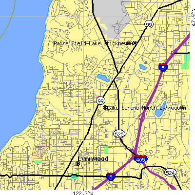 Picnic Point-North Lynnwood map