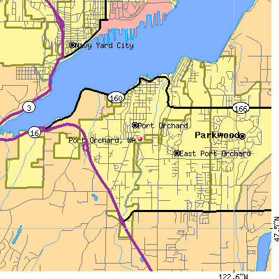 Port Orchard map