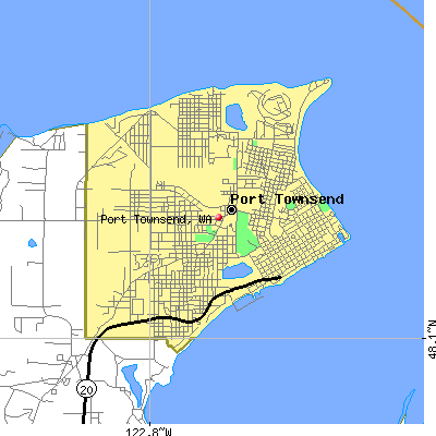 Port Townsend map