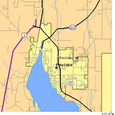 Poulsbo map