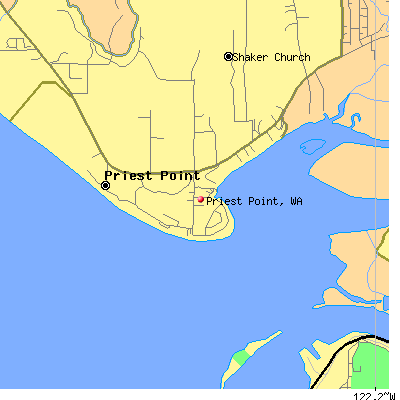 Priest Point map