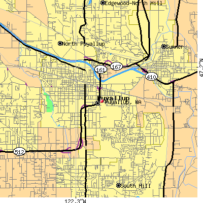Puyallup map