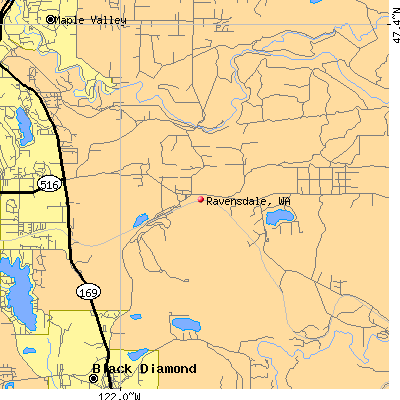 Ravensdale map