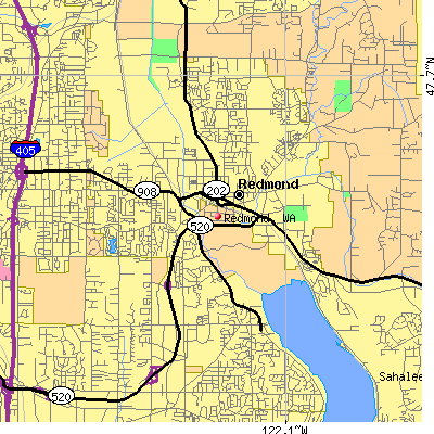 Redmond map