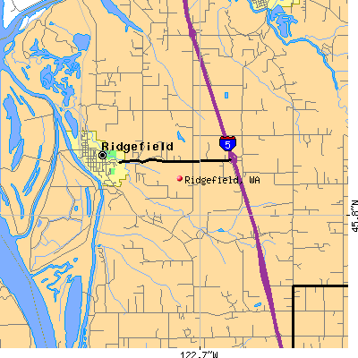 Ridgefield map