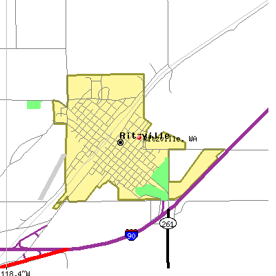 Ritzville map