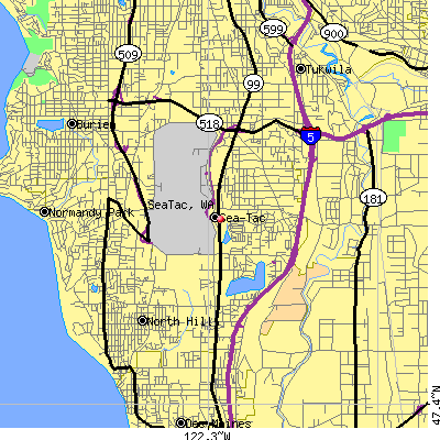SeaTac map