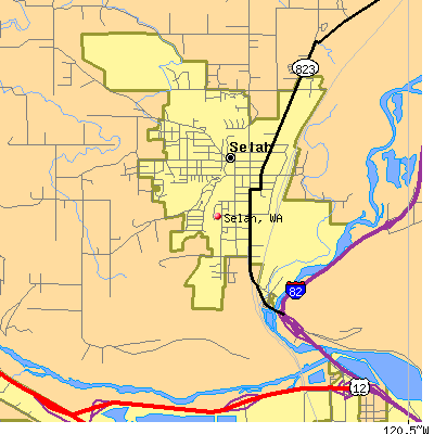 Selah map
