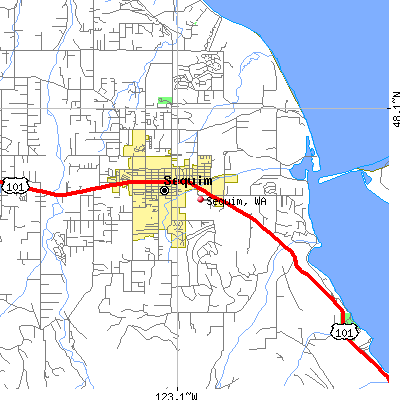 Sequim map