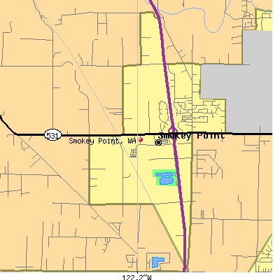 Smokey Point map