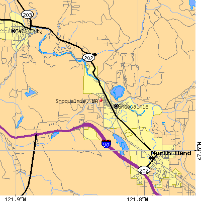 Snoqualmie map
