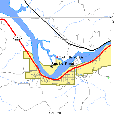South Bend map