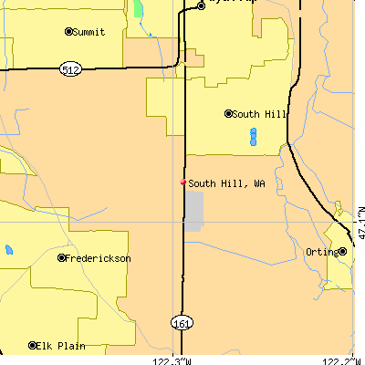 South Hill map