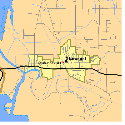 Stanwood map