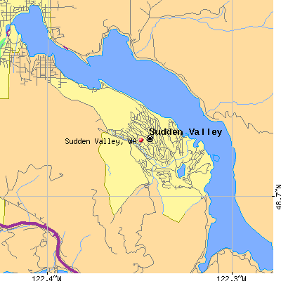 Sudden Valley map
