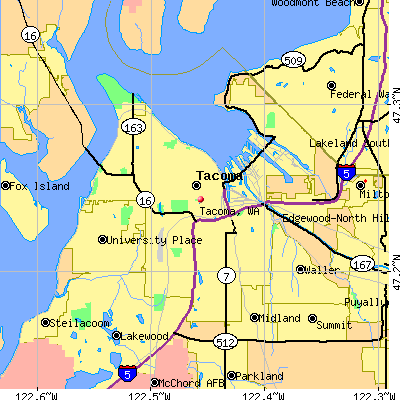 Tacoma map