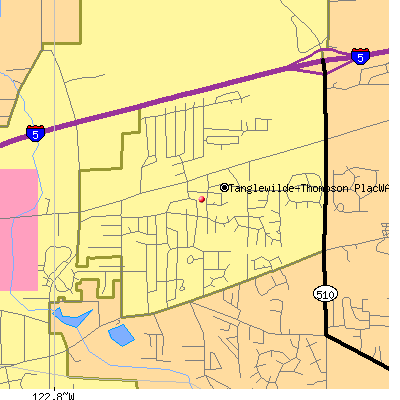 Tanglewilde-Thompson Place map