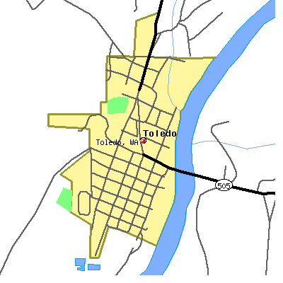 Toledo map