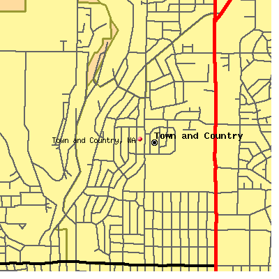 Town and Country map