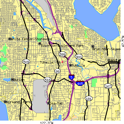 Tukwila map